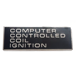 84-85 Turbo Buick Computer Controlled Coil Ignition Pack Emblem Badge